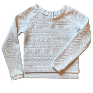 PrAna Dimension Winter Quilted Cropped Top Sweater Sz XS